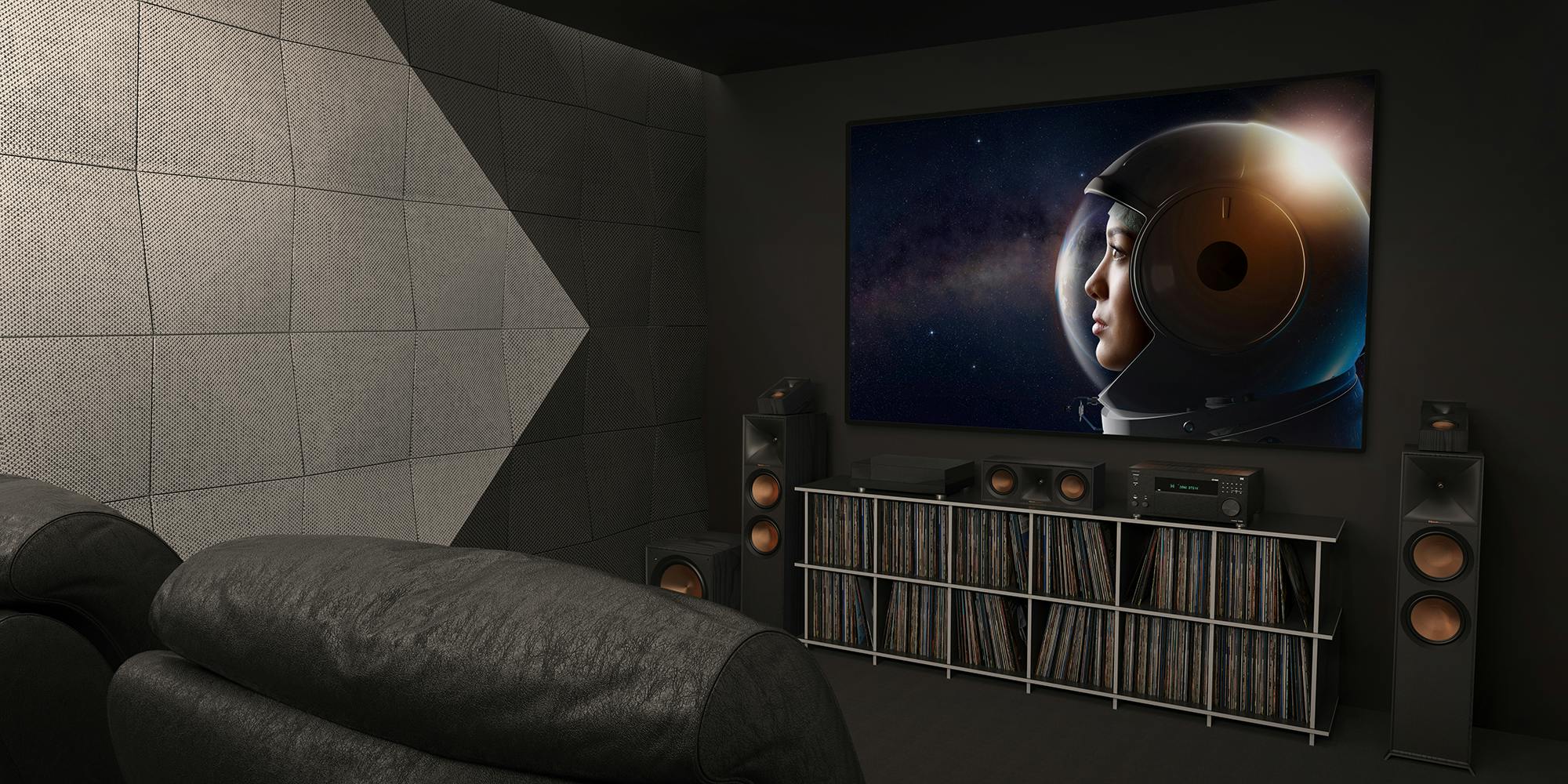 Onkyo TX RZ70 and Klipsch R 800 F R 40 SA R 50 C R 121 SW TN 400 BT in theater room spacey movie 2000x1000