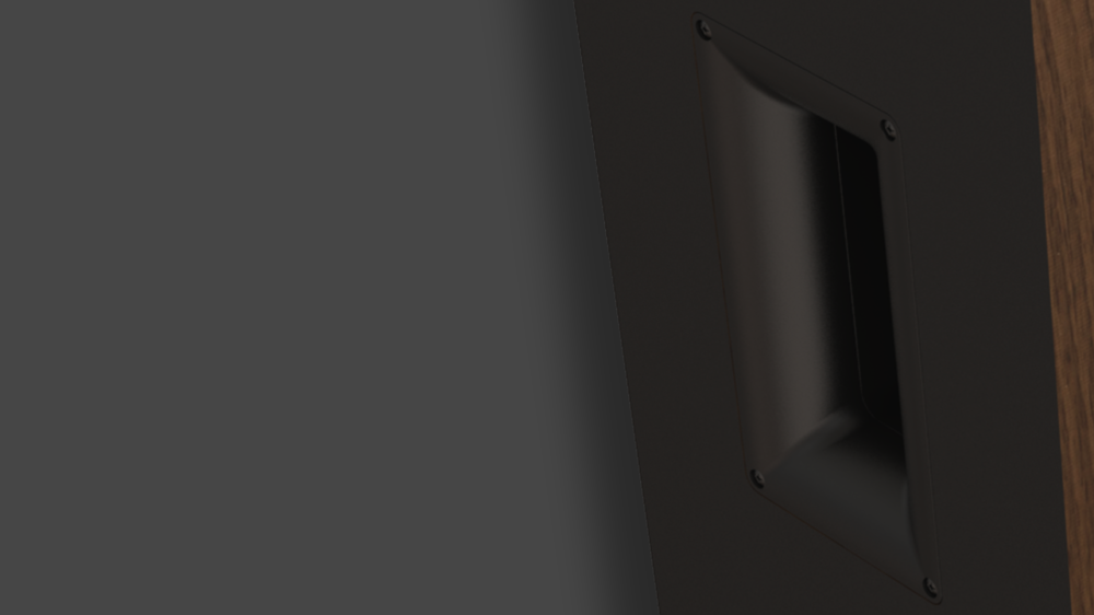 RP 5000 F II closeup of rear tractrix port