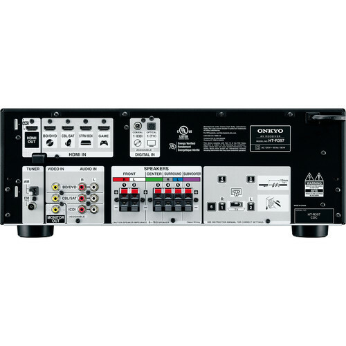 HT-R397 AV Receiver back panel