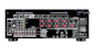 TX-NR646 AV Receiver back panel