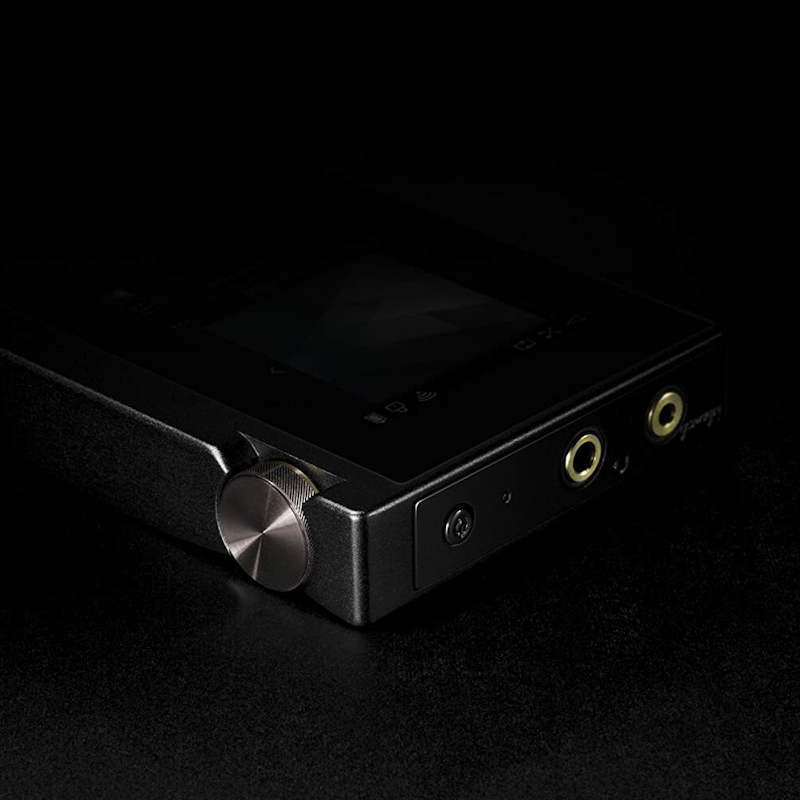 Close-up of PD-S10B Digital Audio Player on black background