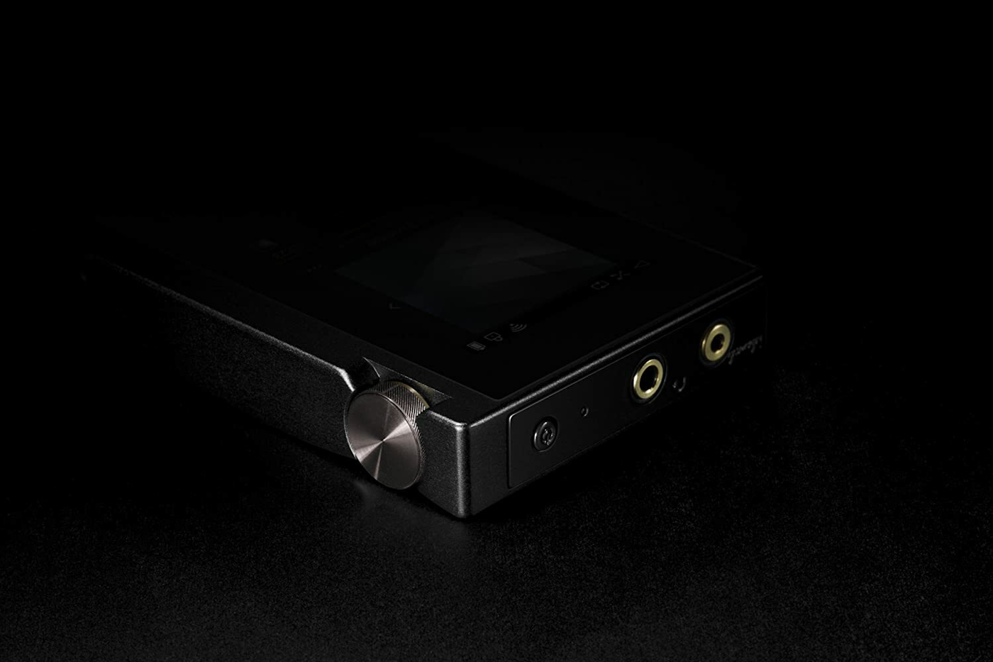 Close-up of PD-S10B Digital Audio Player on black background