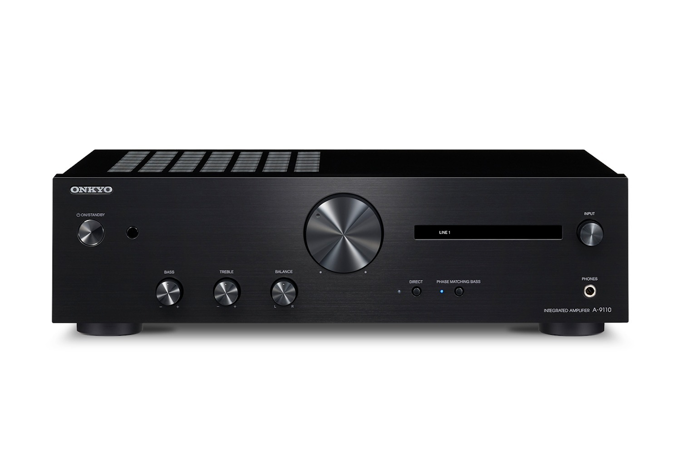 onkyo a9110 stereo receiver front view