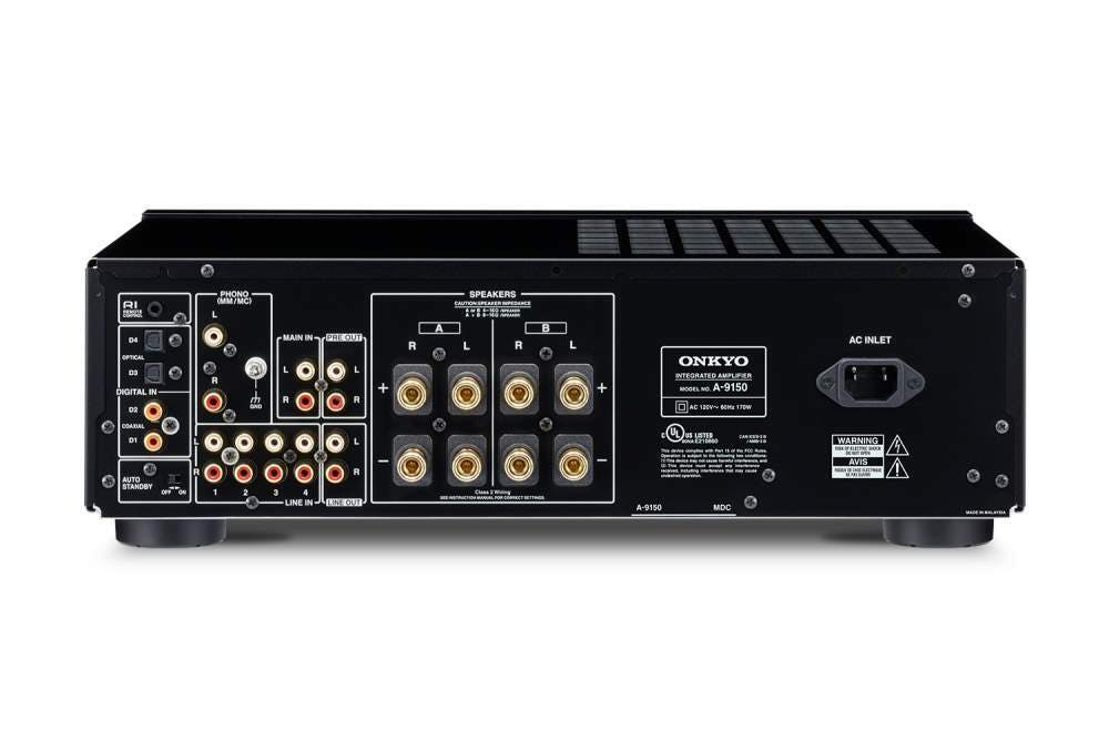 Onkyo A-9150 Stereo Amplifier Back View