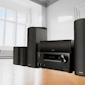 Onkyo HT-S7800 Home Theater System on Floor in Apartment
