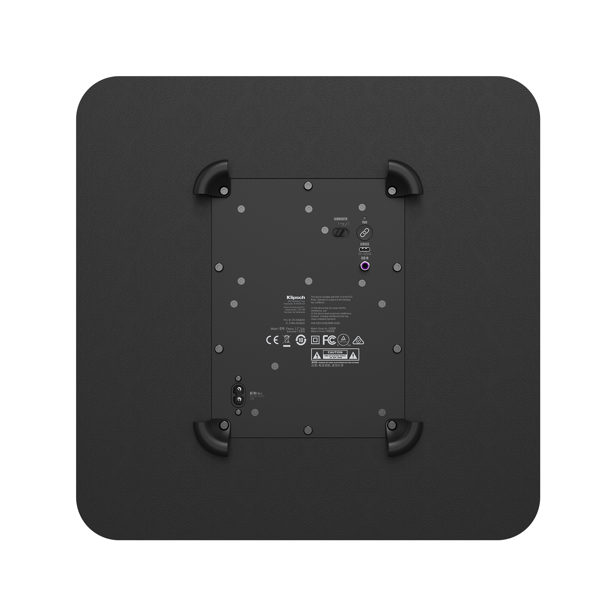 Klipsch Flexus SUB 200 Back 2000x2000 2