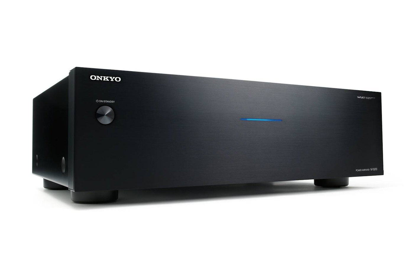 Onkyo M-5010 2 Channel Amplifier Close Up - Side View