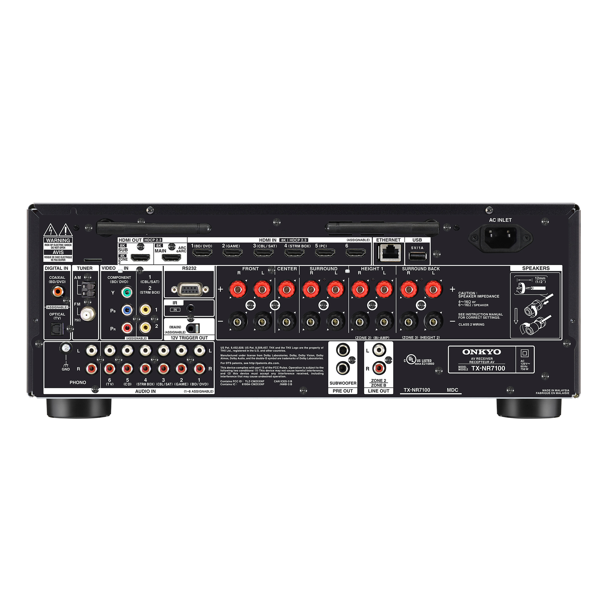 TX-NR7100 9.2-Channel THX Certified AV Receiver | Onkyo