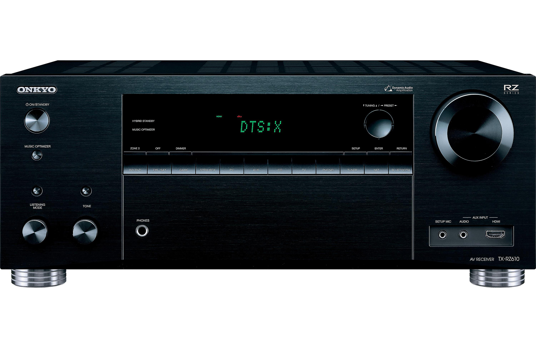 Onkyo TX-RZ610 AV receiver front view