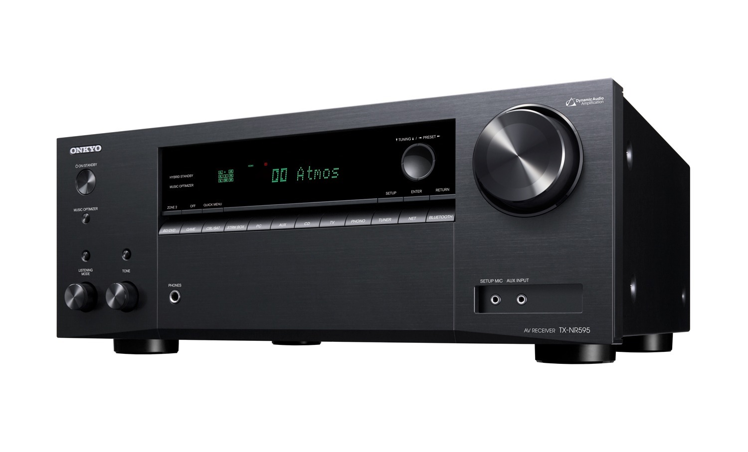 TX-NR595 AV Receiver Left Angle