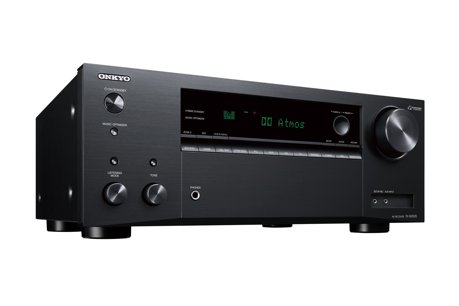 TX-NR595 AV Receiver facing right