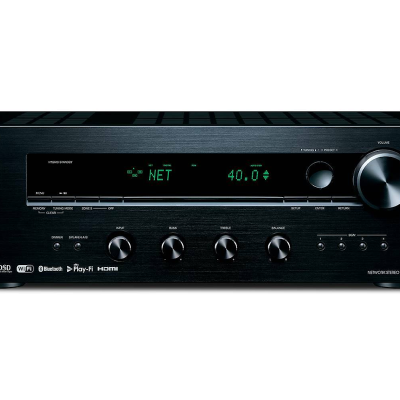 Onkyo TX-8270 Stereo Receiver Front View on White Background