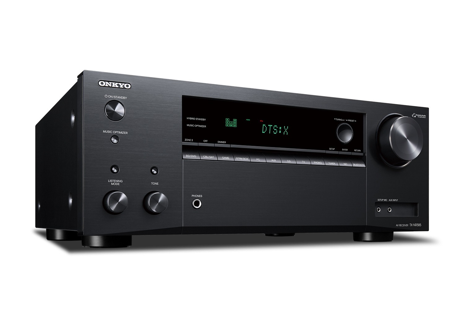 onkyo tx-nr585 av receiver side view