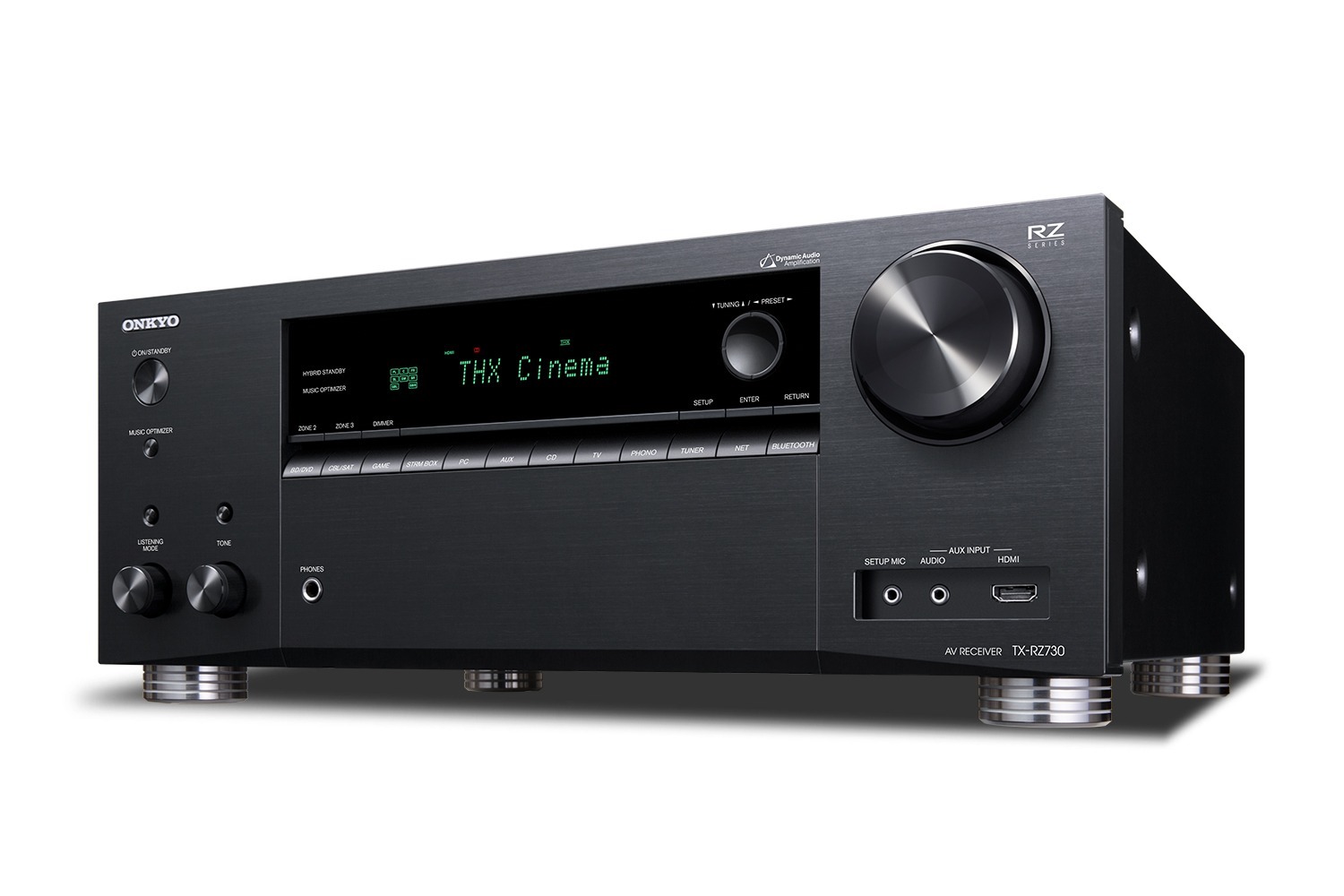 onkyo tx-rz730 av receiver side view