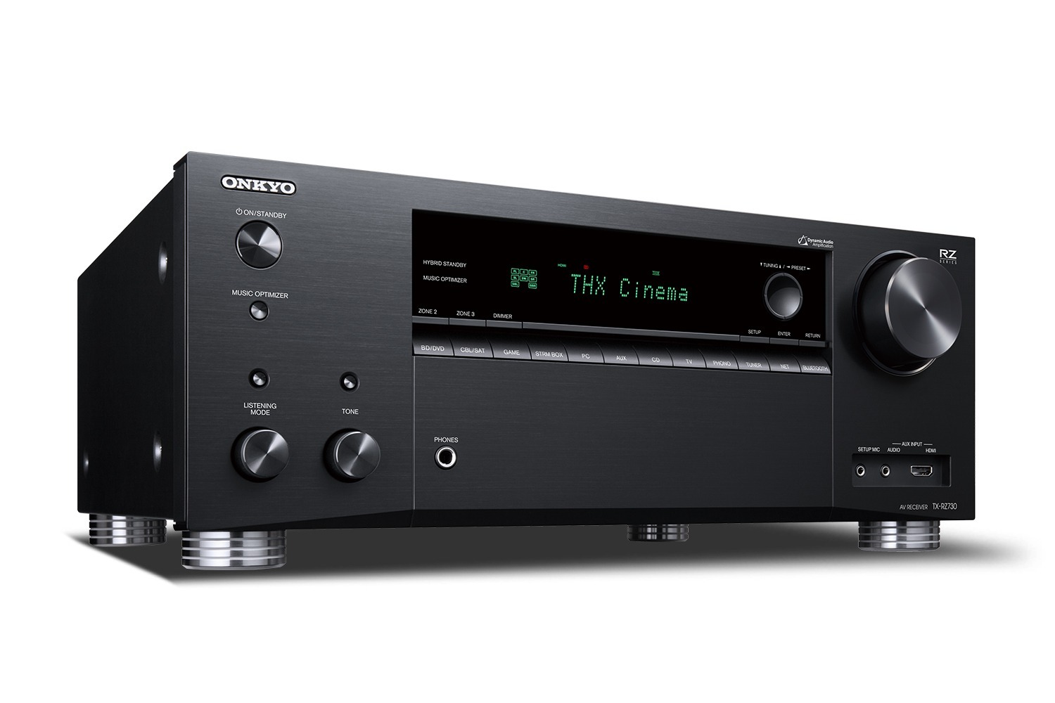 onkyo tx-rz730 av receiver side view