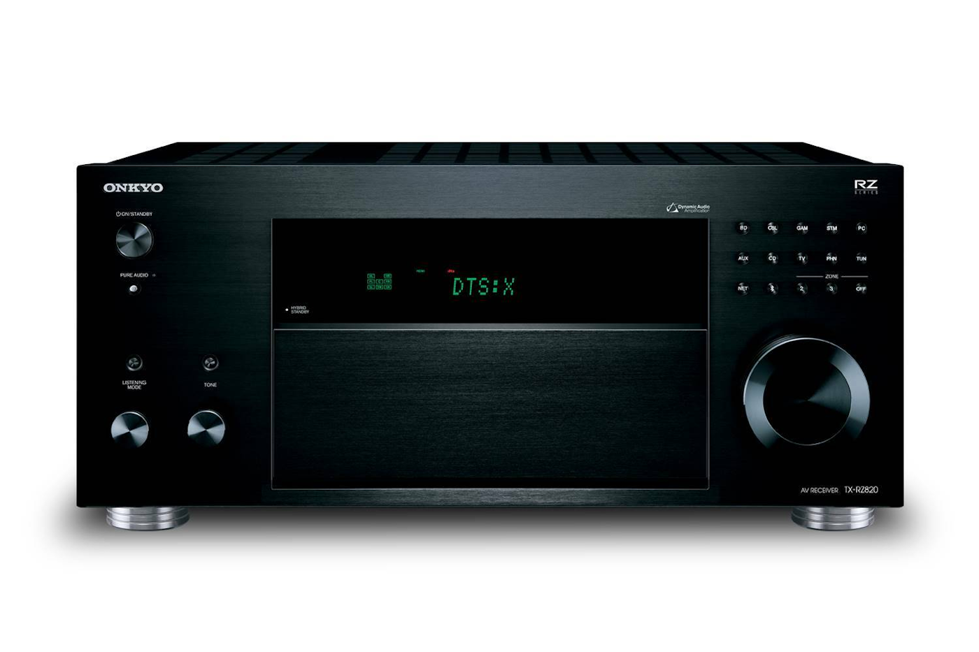 onkyo t-xrz820 av receiver front view