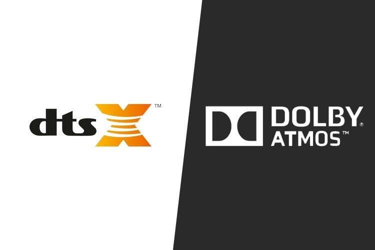 dts x logo next to dolby atmos logo