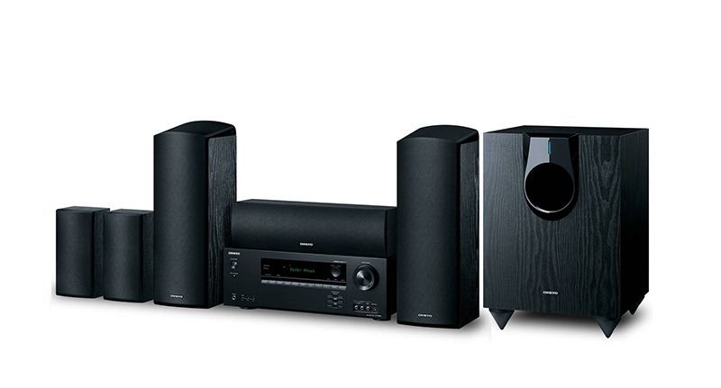 Onkyo HT-S5800 Home Theater System on White Background