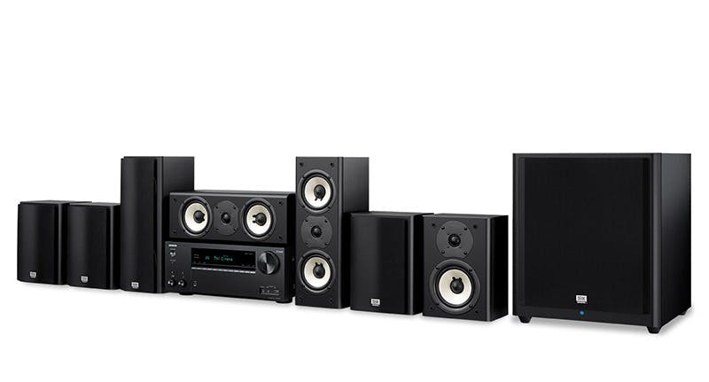 Onkyo HT-S9800THX Home Theater System on White Background