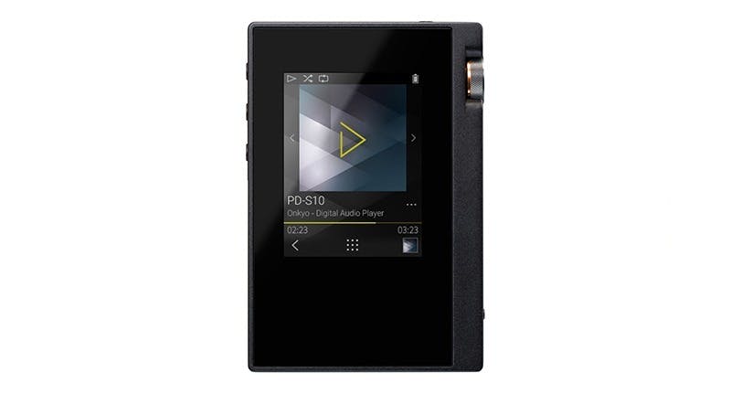 onkyo pd-s10b digital audio player front view