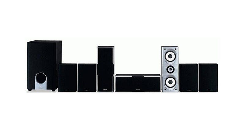 onkyo sksht540 home theater system front view