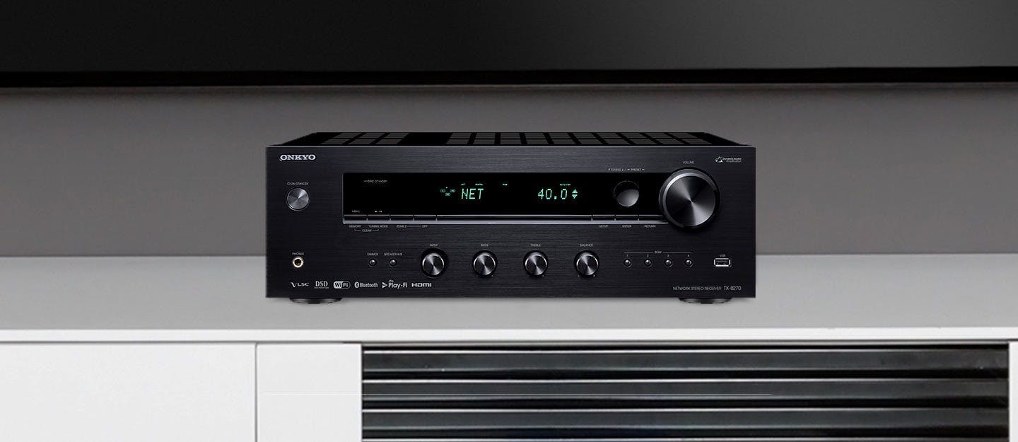 Onkyo TX-8270 Stereo Receiver Front View