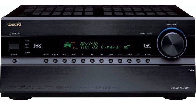 onkyo tx-nr3008 av receiver front view