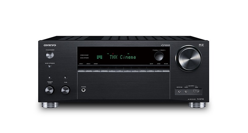 onkyo tx-rz730 av receiver front view